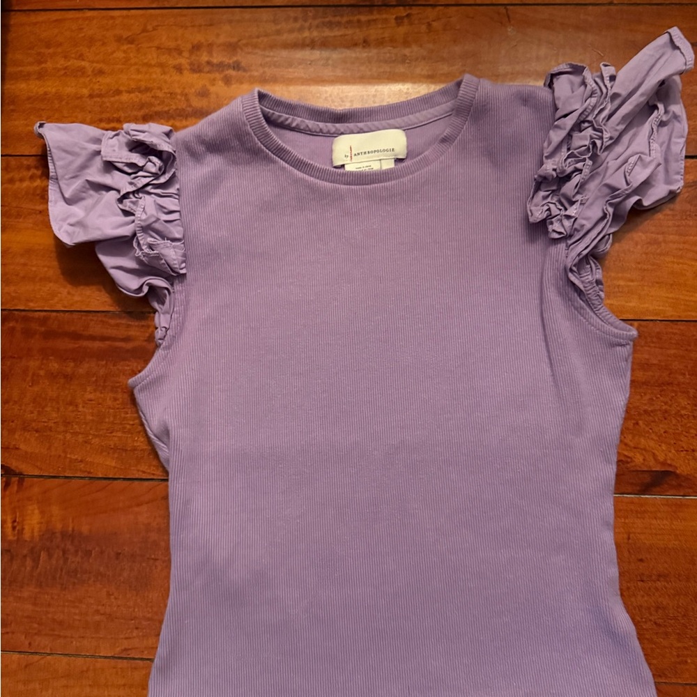 Anthropologie Lavender Knit Top
